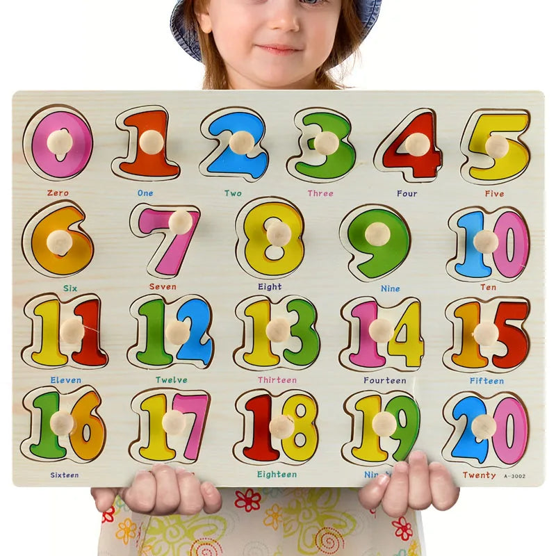 Rompecabezas Montessori 3D – Coordinación y Reconocimiento Visual