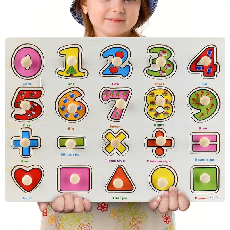 Rompecabezas Montessori 3D – Coordinación y Reconocimiento Visual