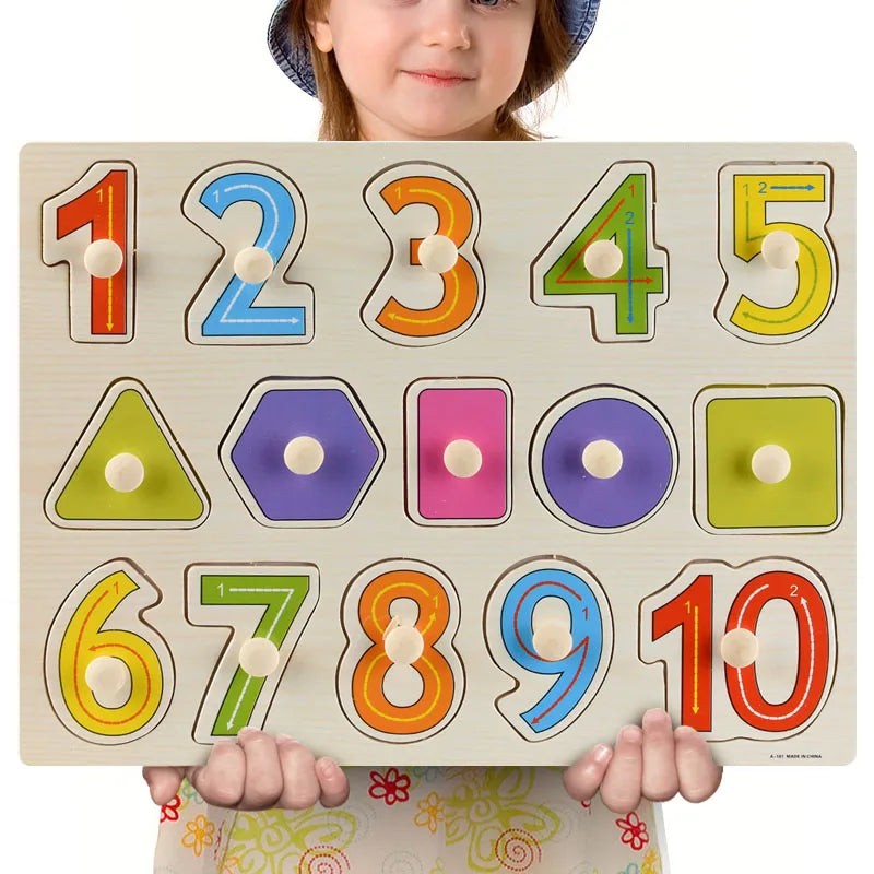 Rompecabezas Montessori 3D – Coordinación y Reconocimiento Visual