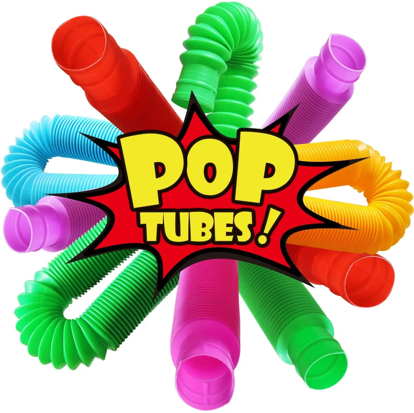 Mini Tubos Sensoriales Pop (Set de 4) – Juego de Construcción y Regulación Sensorial