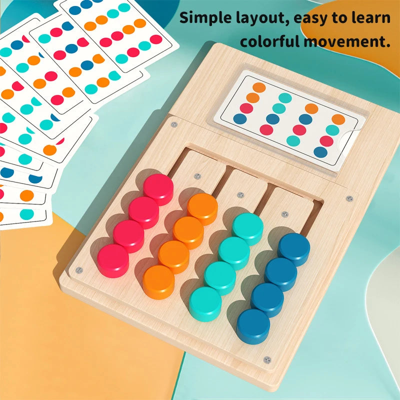 Rompecabezas Montessori de Colores y Formas – Lógica y Coordinación Manual