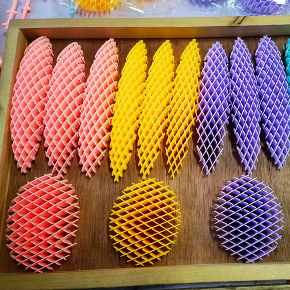 Gusano Sensorial Elástico – Alivio de Estrés y Estimulación Táctil