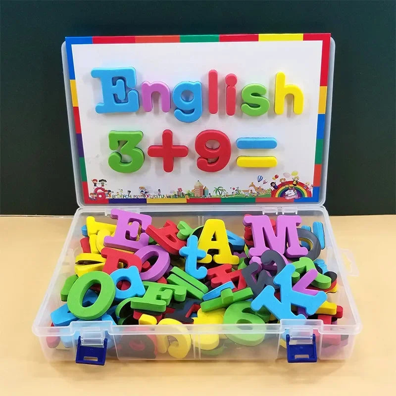 Set de Letras y Números Magnéticos – Juego Educativo para Aprender Jugando