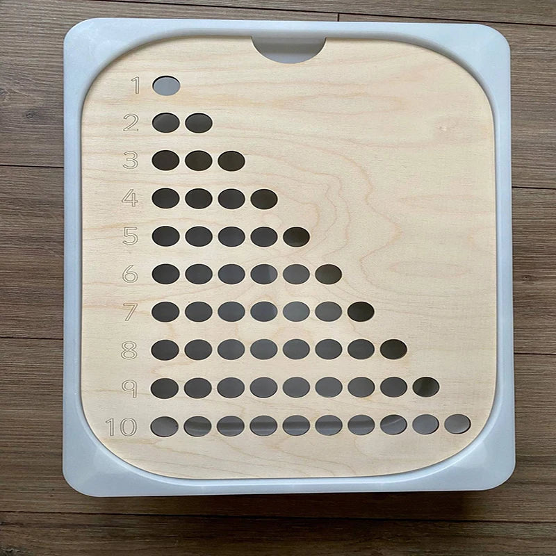 Bandeja Sensorial Montessori – Clasificación y Coordinación en Juego Abierto
