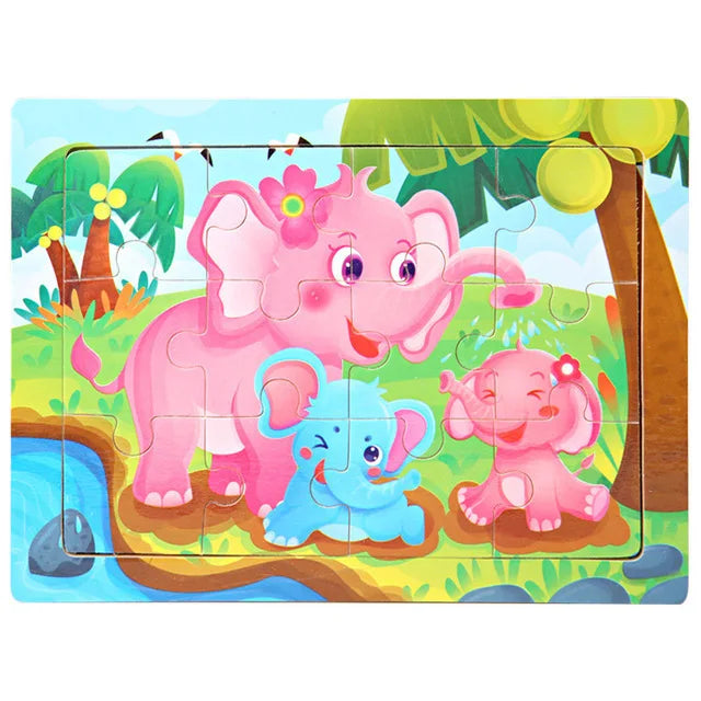 Rompecabezas 3D de Animales – Juego de Observación y Coordinación