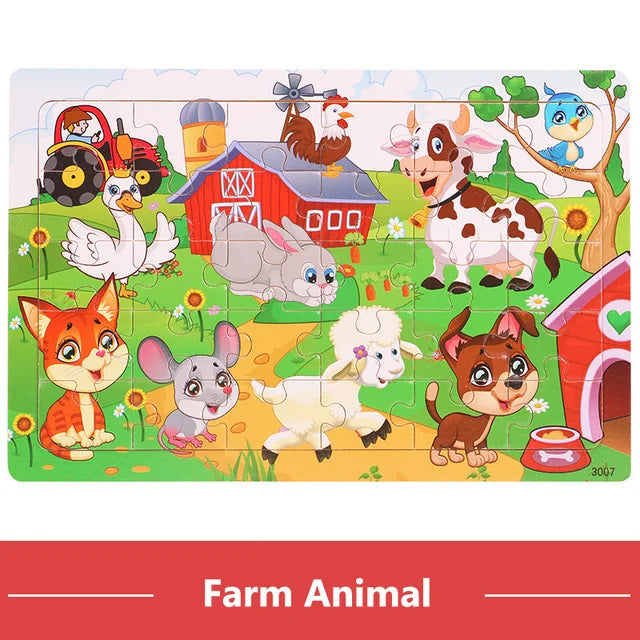 Rompecabezas 3D de Animales – Juego de Observación y Coordinación