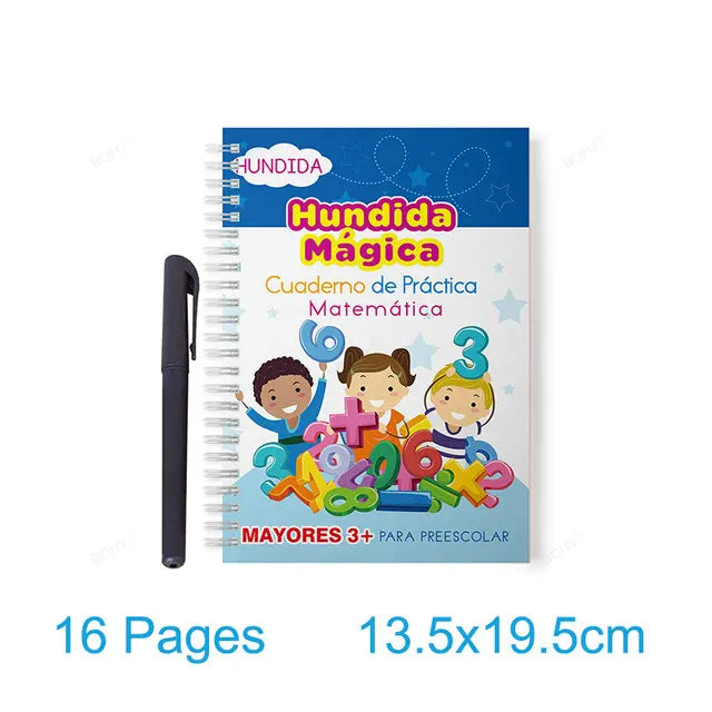 Cuadernos Mágicos Reutilizables – Trazado de Letras en Español, Inglés y Francés