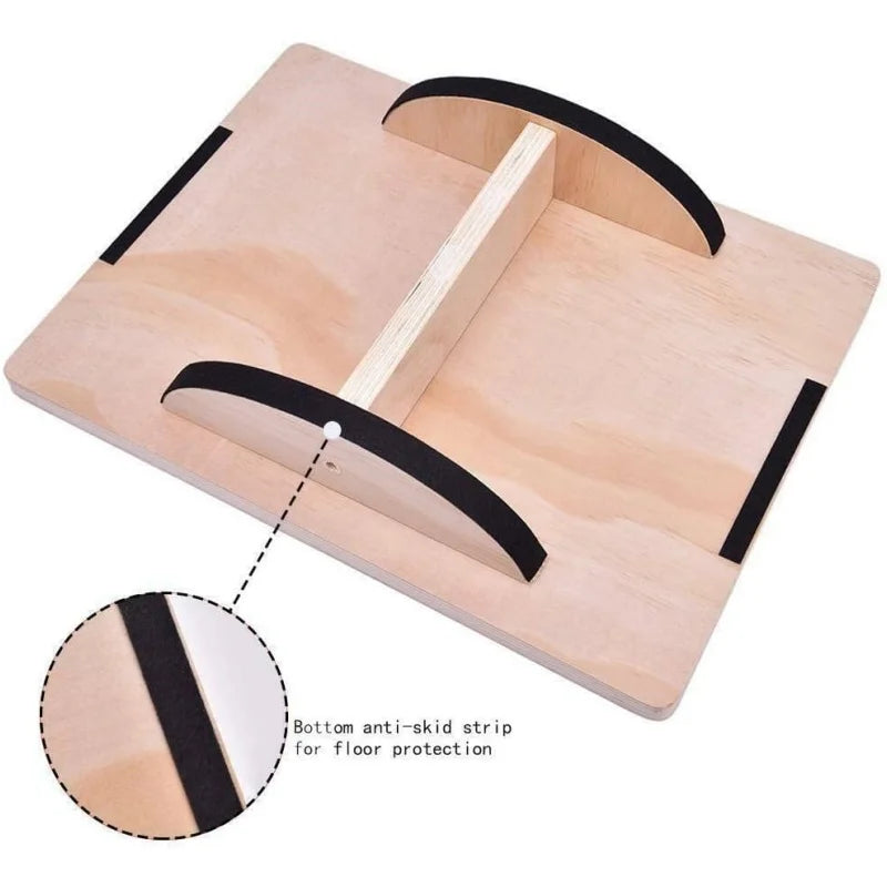 Tabla de Equilibrio de Madera – Estabilidad y Control Corporal para Niños y Adultos