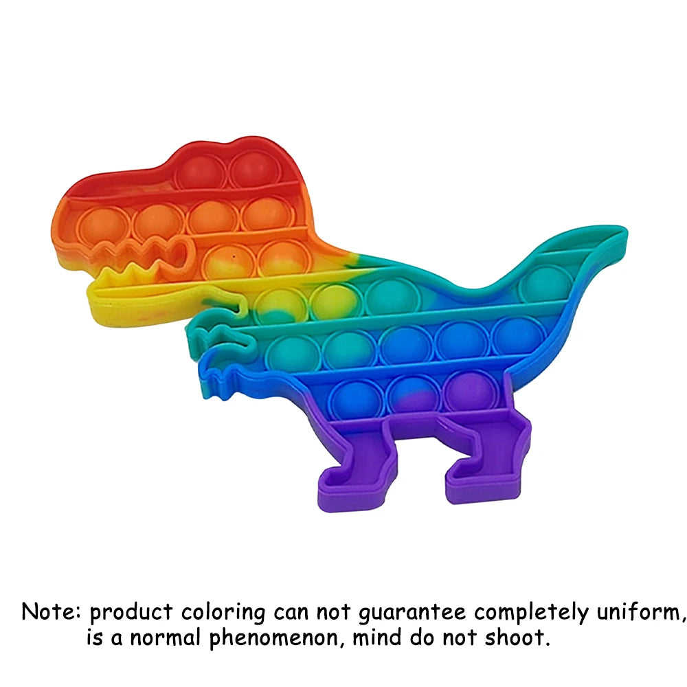 Juguete sensorial Push Pop Bubble Fidget, juguetes para aliviar el estrés, paquete para niños y adultos, herramientas antiansiedad de arcoíris, juguetes para aliviar el estrés de oficina