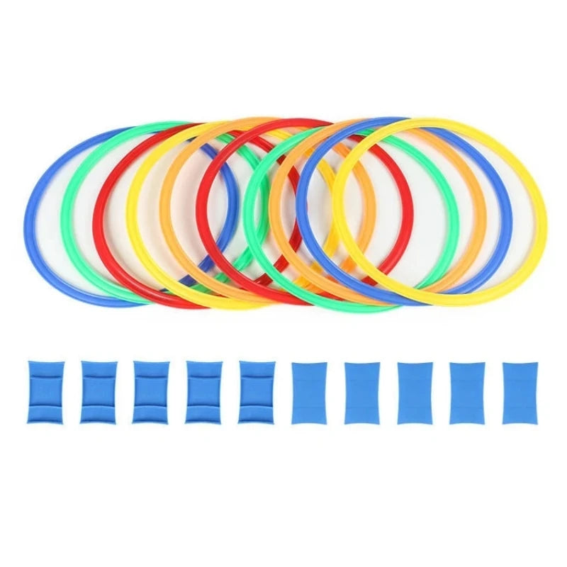 Escalera de Agilidad con Aros – Juego Activo para Coordinación y Motricidad