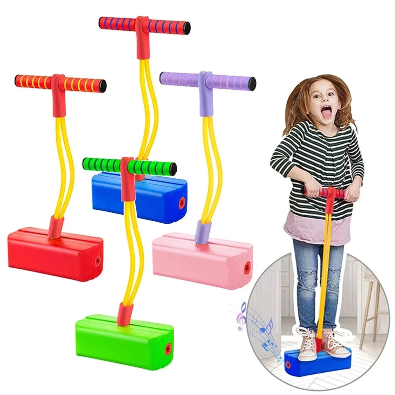 Pogo Saltarín de Espuma para Niños – Juego Activo y Desarrollo Motor