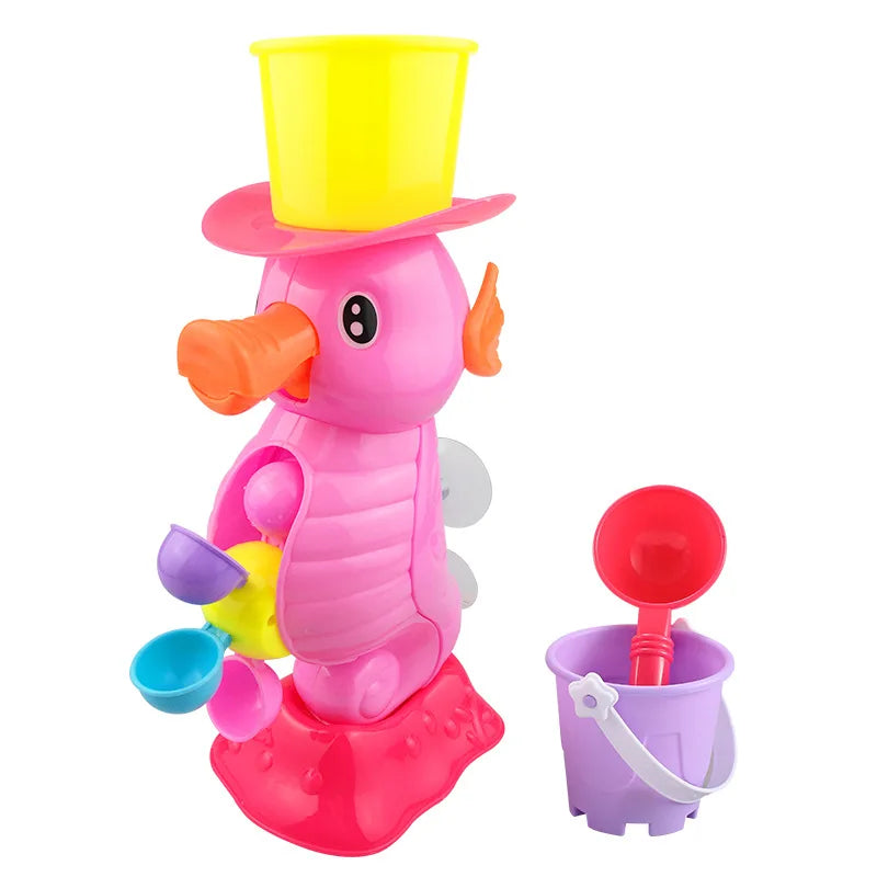Juguete de Baño con Pato y Rueda de Agua – Juego Sensorial en la Ducha