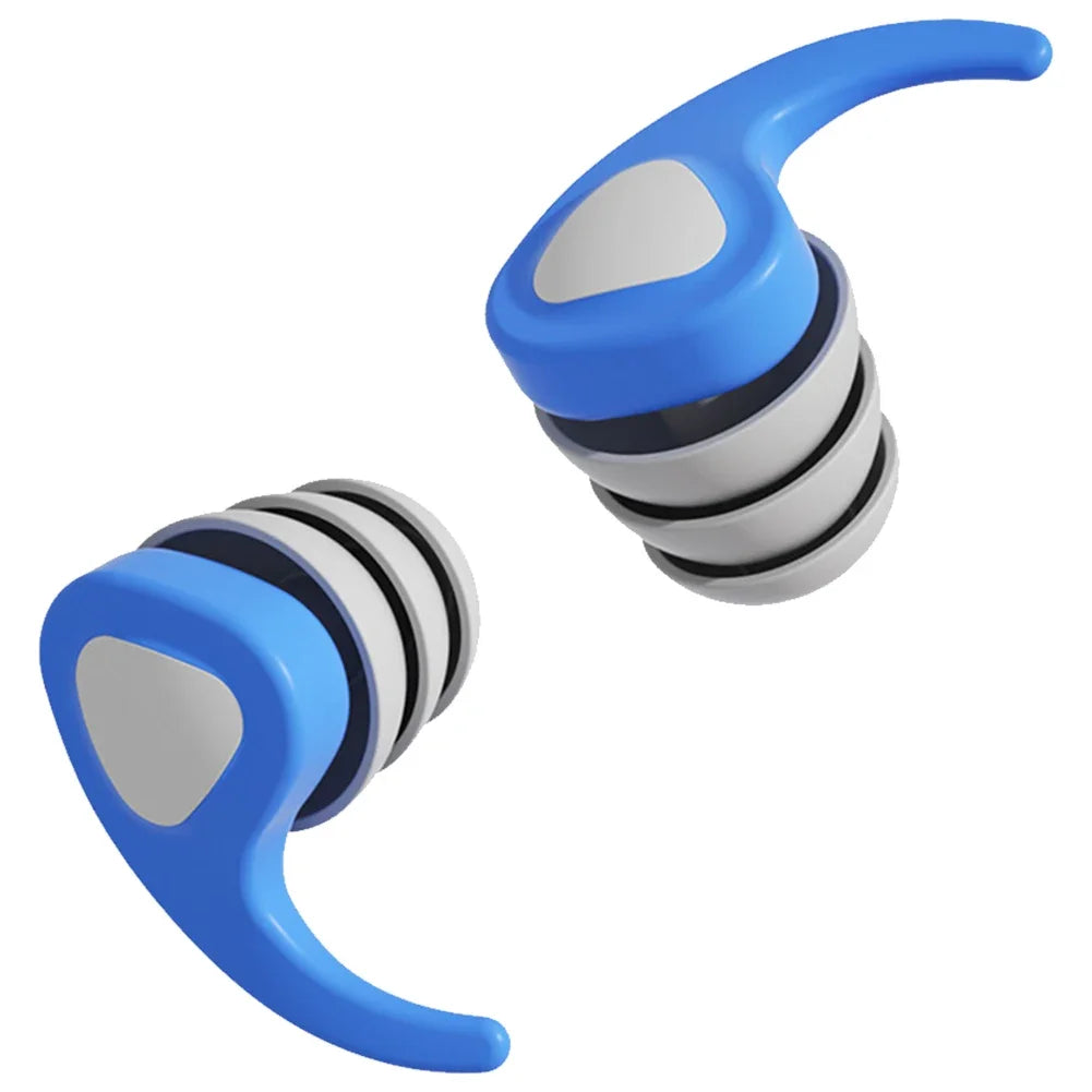 Tapones para los oídos con bloqueo de sonido para niños, Protector de silicona impermeable, reutilizable, reducción de ruido para piscina, baño, ducha, surf