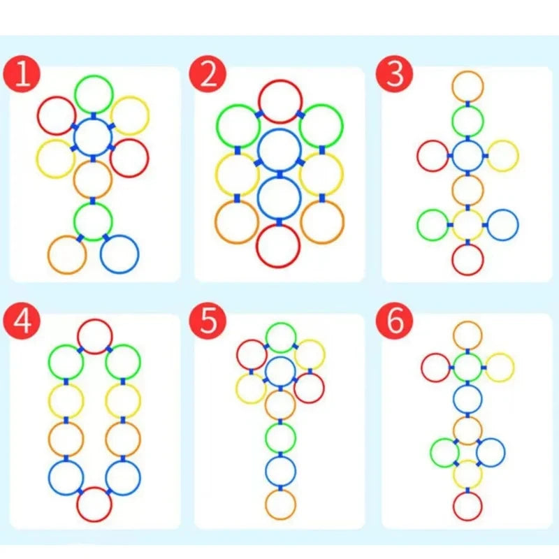 Escalera de Agilidad con Aros – Juego Activo para Coordinación y Motricidad