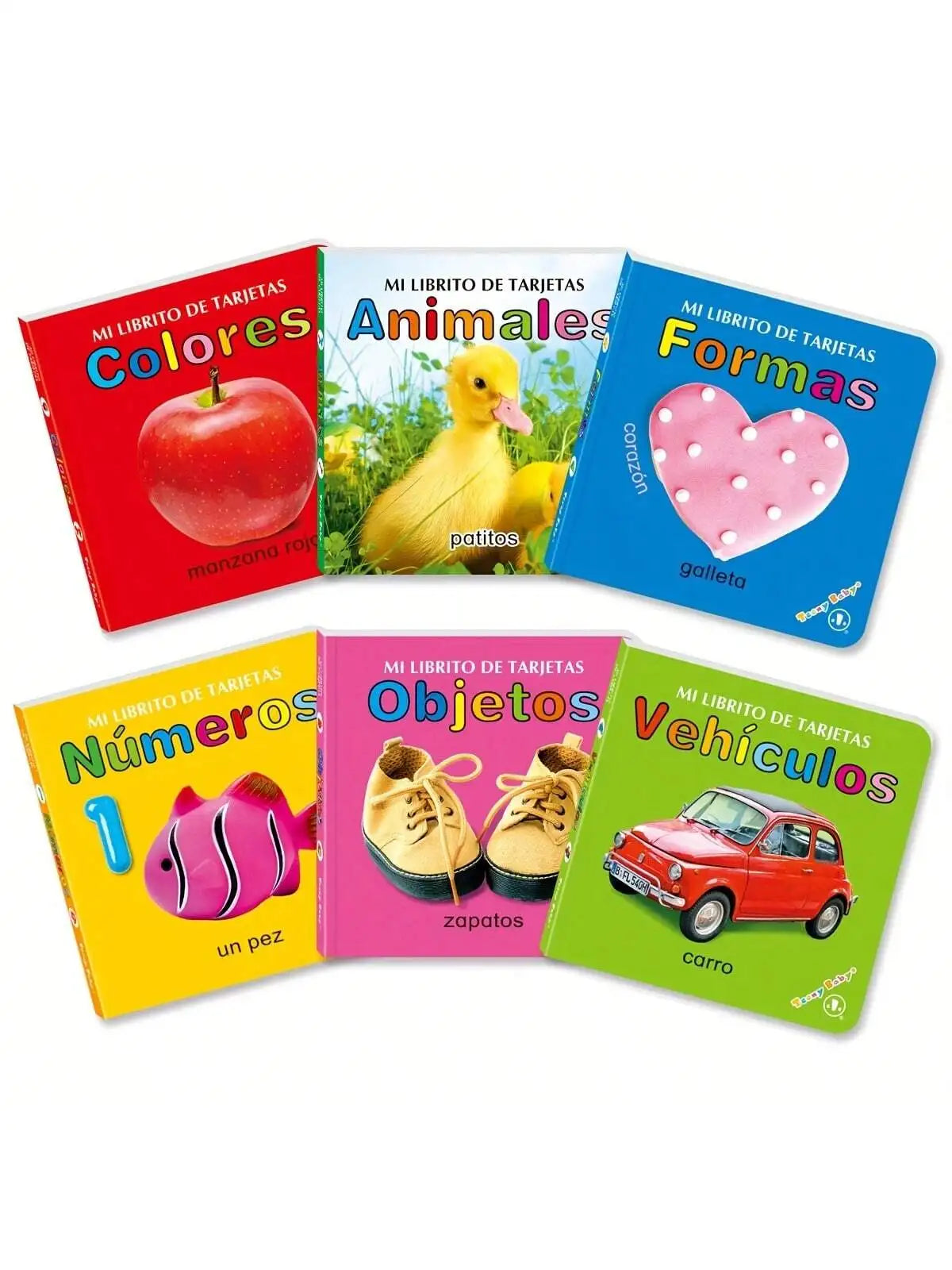 Set de 6 libros educativos en español – Herramienta visual para el aprendizaje