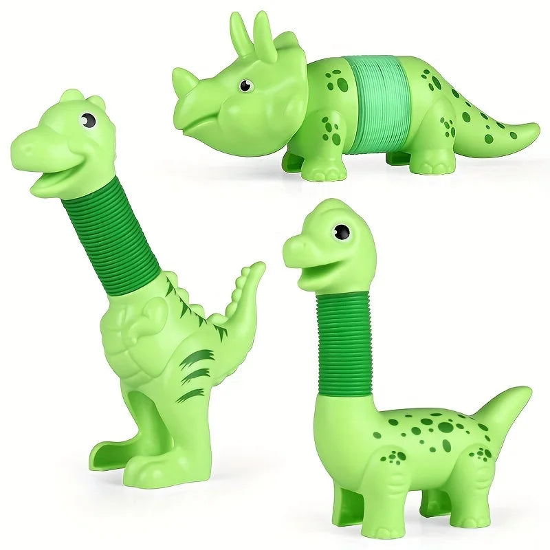 Tubo Sensorial Extensible Dinosaurio – Juego Estimulante y Divertido