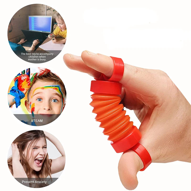 Mini Tubo Sensorial para Dedos – Estiramiento y Alivio del Estrés
