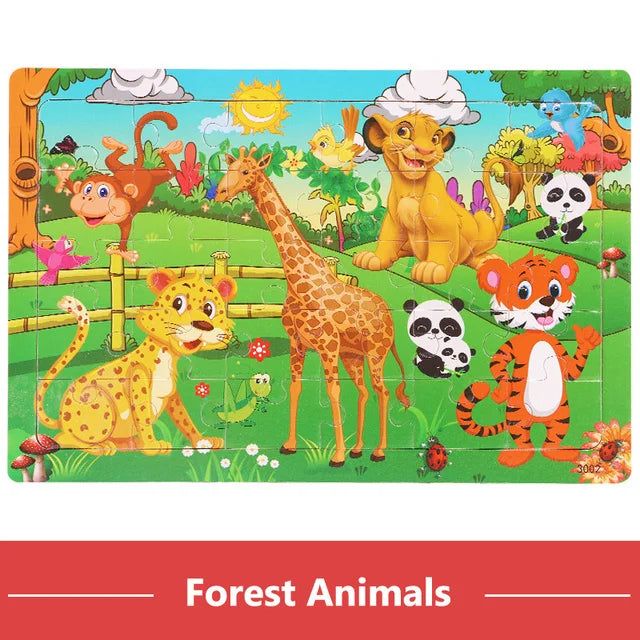 Rompecabezas 3D de Animales – Juego de Observación y Coordinación