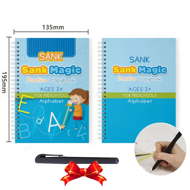Cuadernos Mágicos Reutilizables – Trazado de Letras en Español, Inglés y Francés