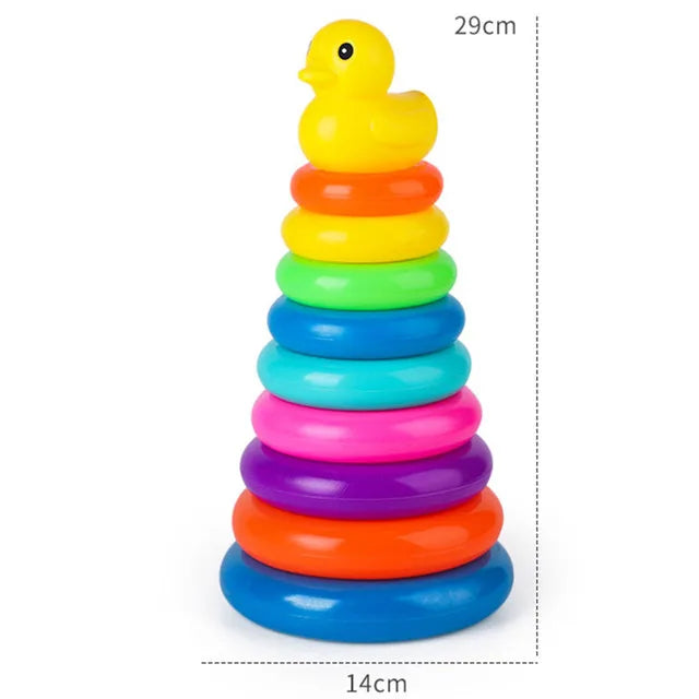 Torre de Bolas Montessori – Coordinación Visual y Juego de Causa-Efecto