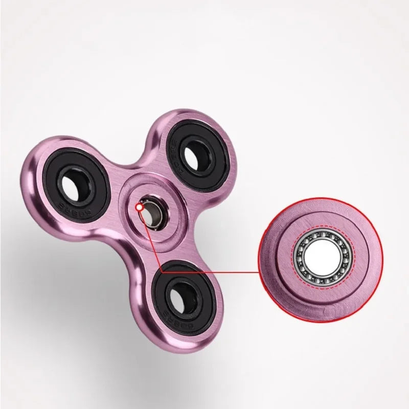 Spinner Metálico Antiestrés – Alivio Sensorial y Mejora de la Concentración