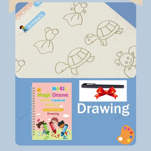 Cuadernos Mágicos Reutilizables – Trazado de Letras en Español, Inglés y Francés