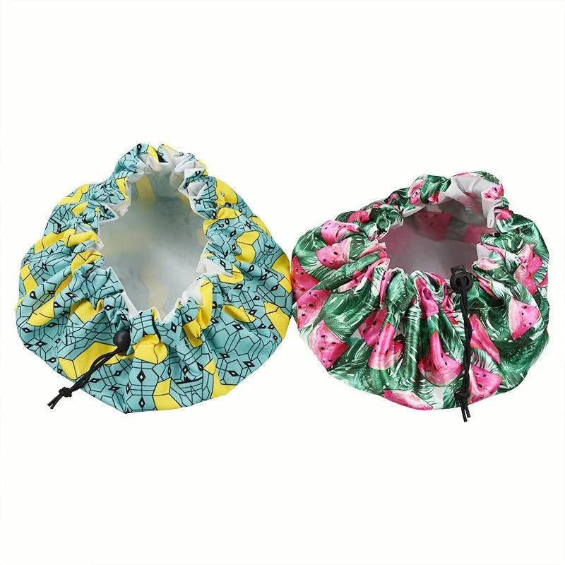 Gorro de Ducha de Doble Capa Ajustable – Protección Impermeable para Pelo en Niños