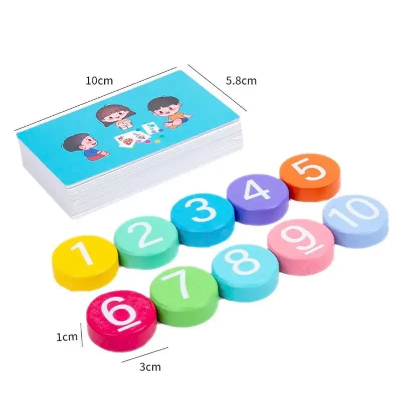 Tablero Montessori de Cálculo – Estimulación del Pensamiento Lógico