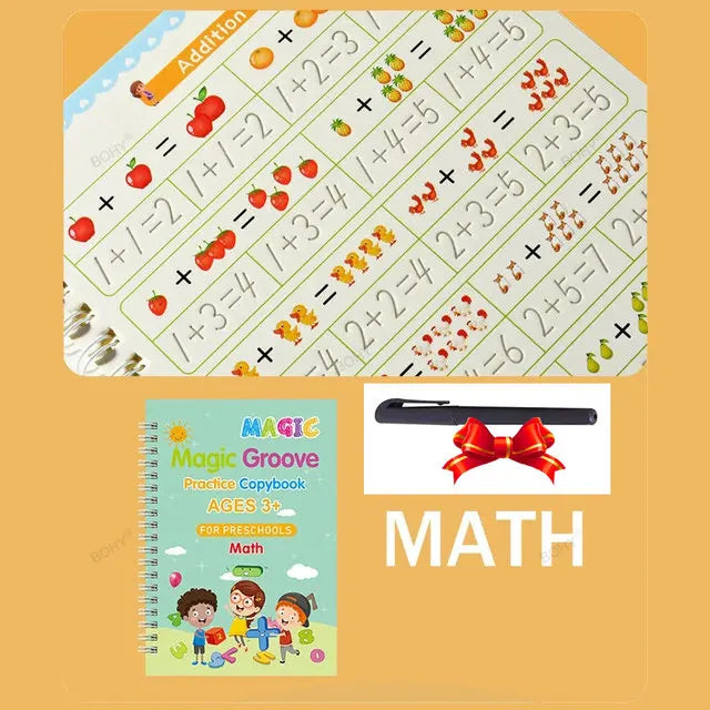 Cuadernos Mágicos Reutilizables – Trazado de Letras en Español, Inglés y Francés