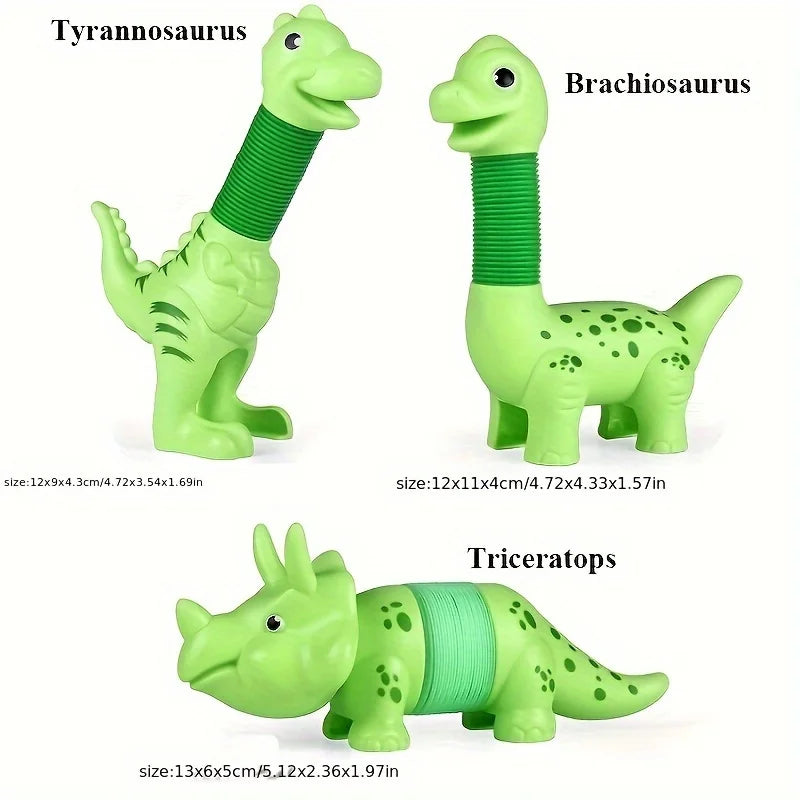 Tubo Sensorial Extensible Dinosaurio – Juego Estimulante y Divertido