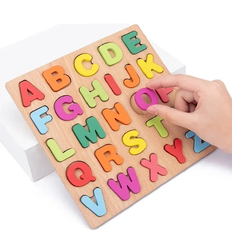 Rompecabezas Montessori de Madera – Asociación Visual y Desarrollo Cognitivo