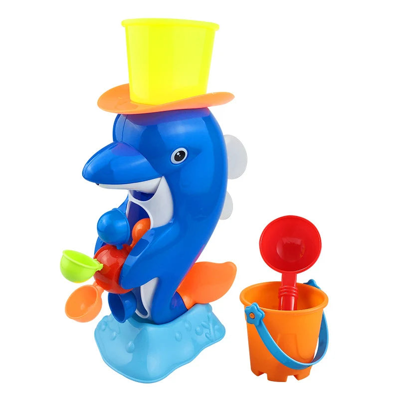 Juguete de Baño con Pato y Rueda de Agua – Juego Sensorial en la Ducha