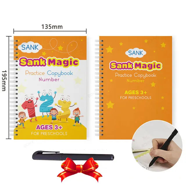 Cuadernos Mágicos Reutilizables – Trazado de Letras en Español, Inglés y Francés