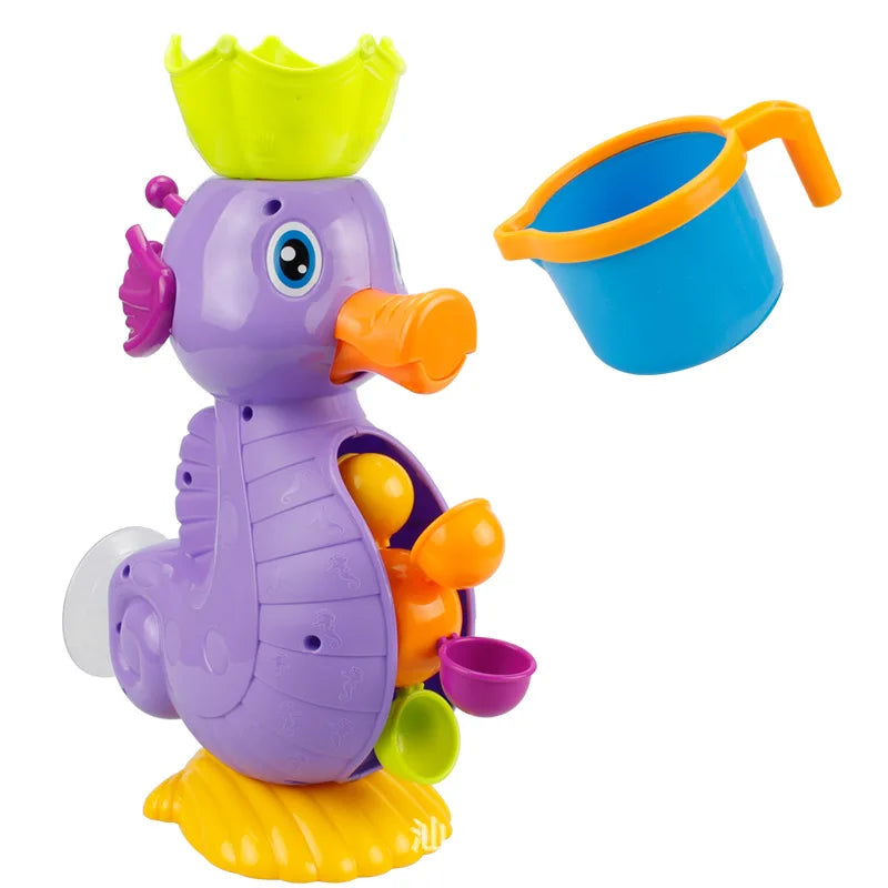 Juguete de Baño con Pato y Rueda de Agua – Juego Sensorial en la Ducha