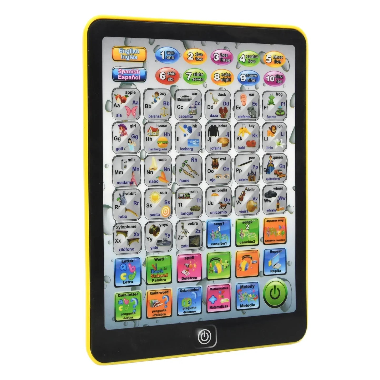 Mini Ordenador Educativo Bilingüe – Aprende Español e Inglés con Juegos Interactivos