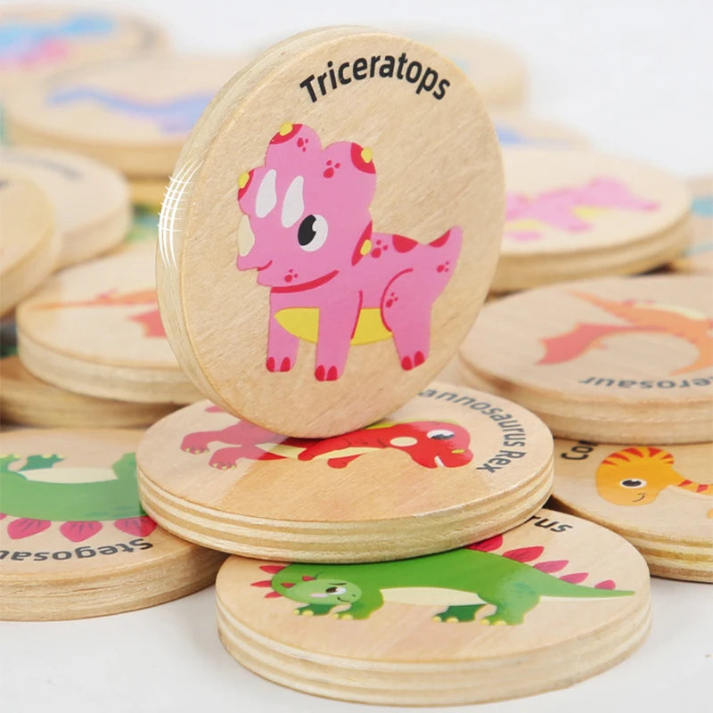 Rompecabezas de Memoria Montessori – Atención, Lógica y Asociación Visual