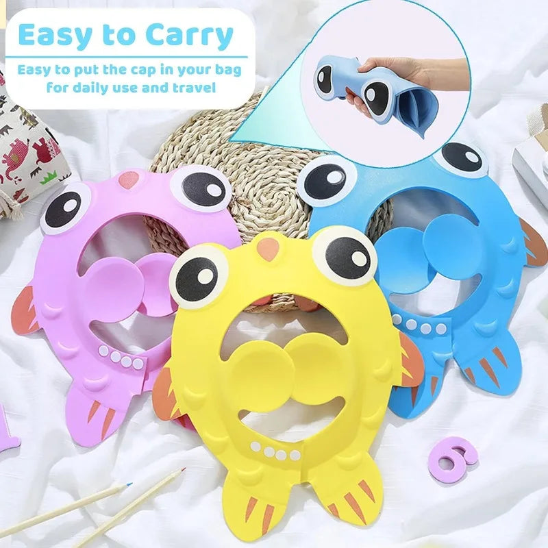 Gorro Protector para Ducha – Evita el Contacto con los Ojos al Lavar el Pelo