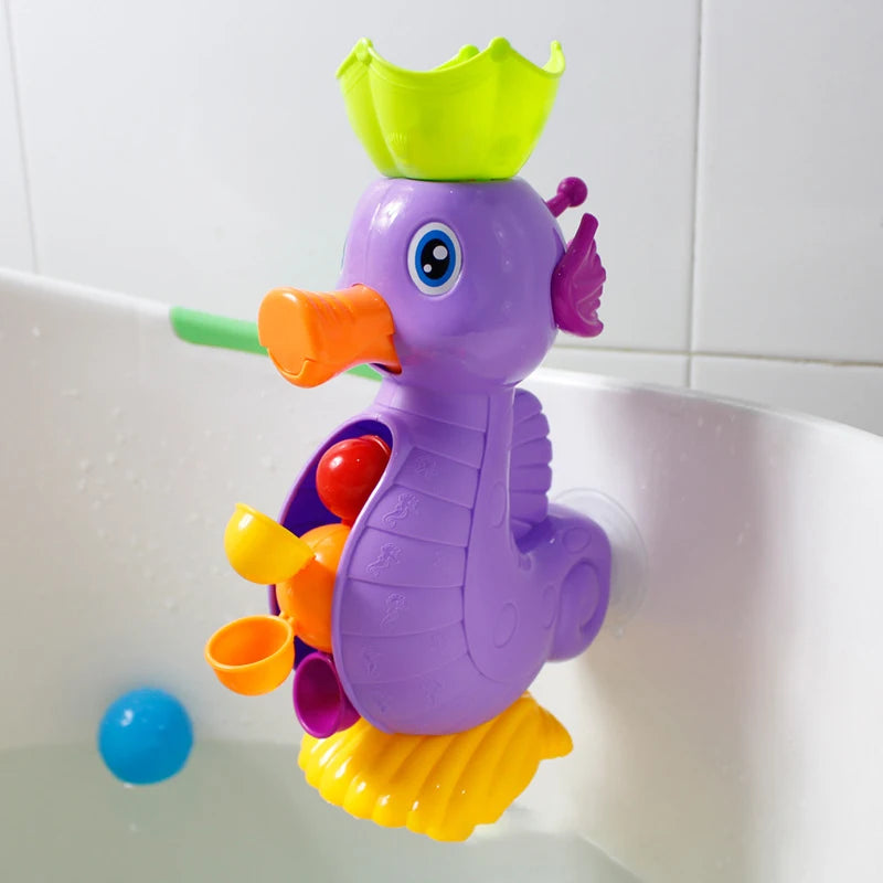 Juguete de Baño con Pato y Rueda de Agua – Juego Sensorial en la Ducha