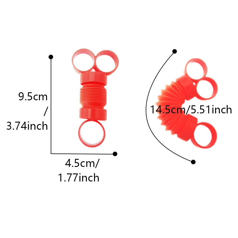 Mini Tubo Sensorial para Dedos – Estiramiento y Alivio del Estrés