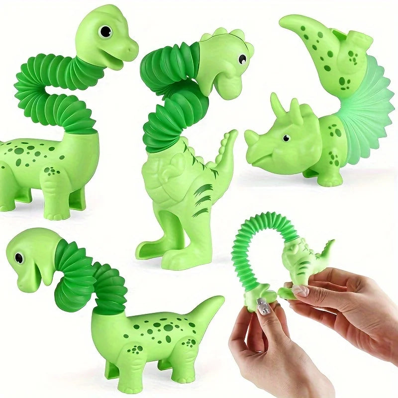 Tubo Sensorial Extensible Dinosaurio – Juego Estimulante y Divertido