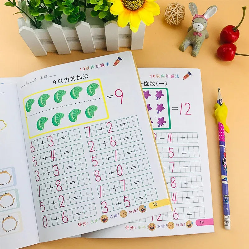 Cuaderno de Caligrafía para Niños – Letras y Números para Mejorar la Escritura