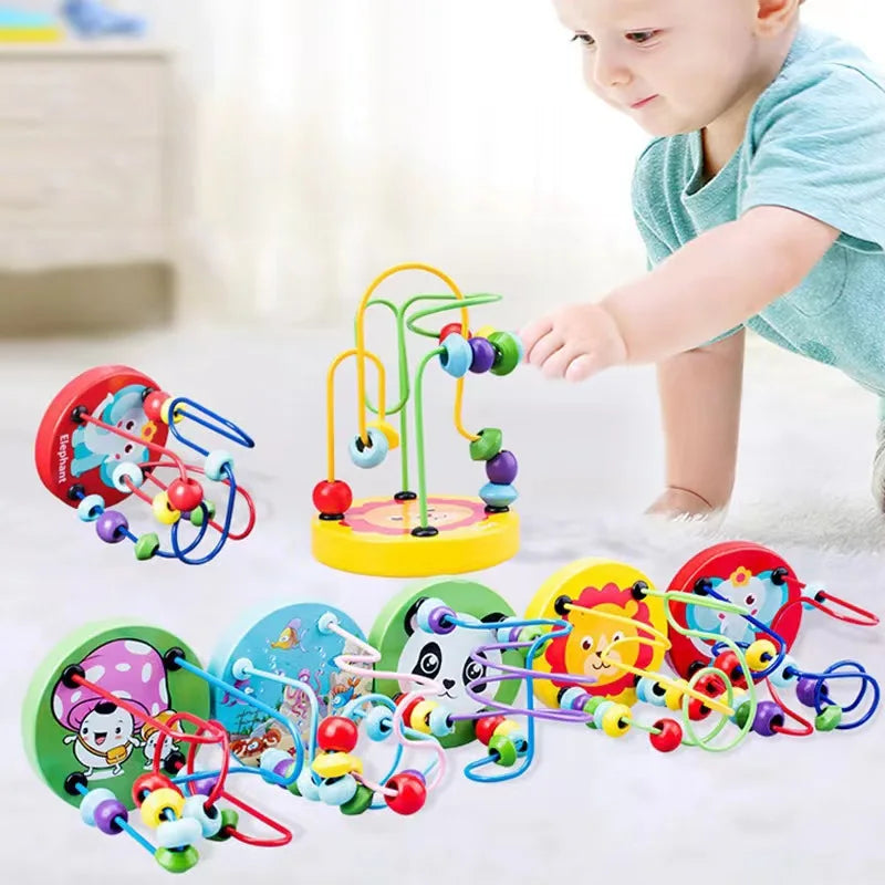 Laberinto de Cuentas Montessori – Movimiento, Atención y Juego Sensorial