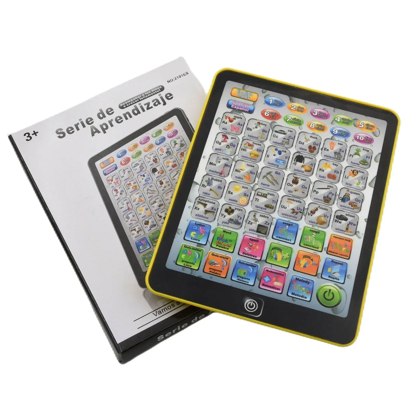 Mini Ordenador Educativo Bilingüe – Aprende Español e Inglés con Juegos Interactivos