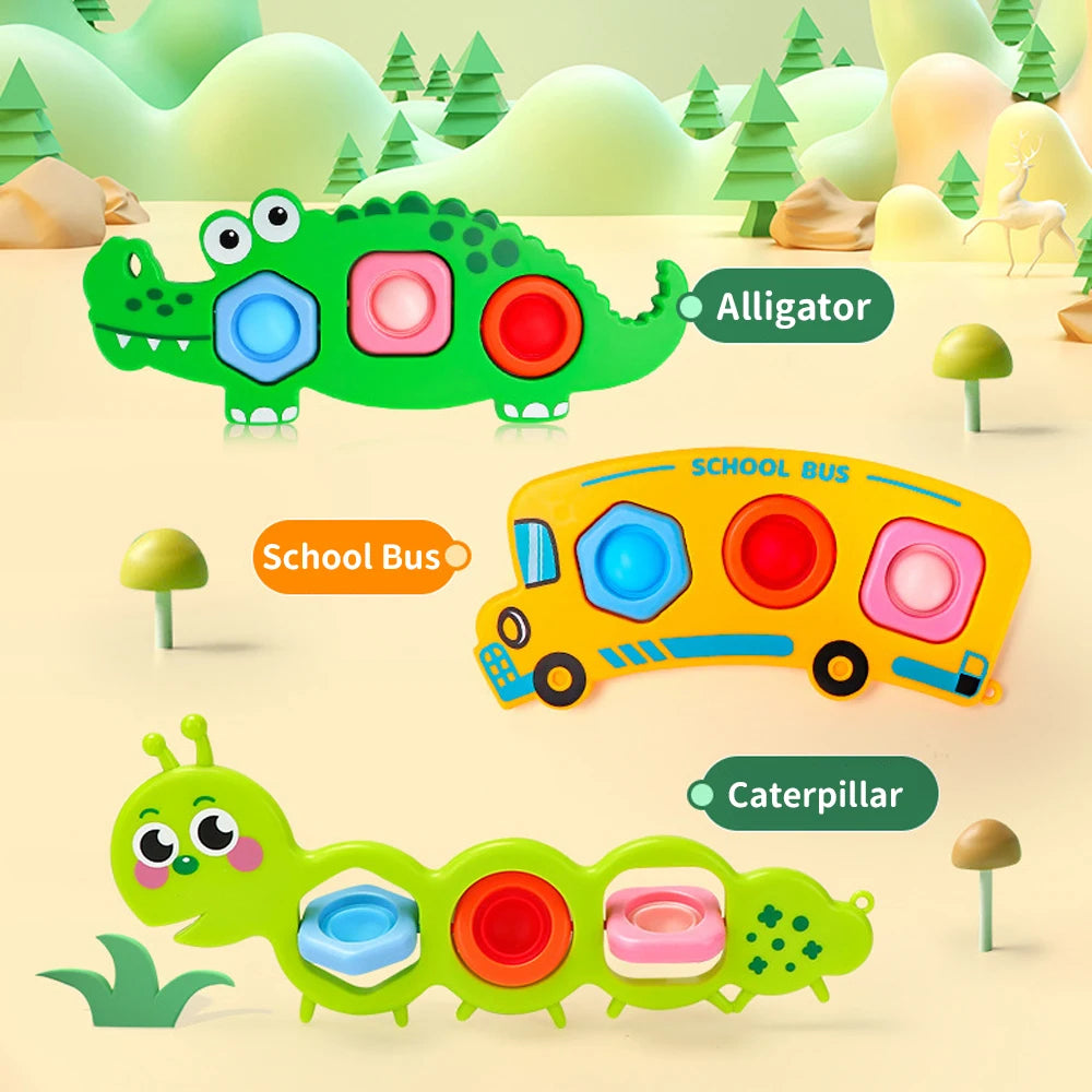 Set de Fidget con presión para Dedos – Estimula la Motricidad Fina y Alivia el Estrés
