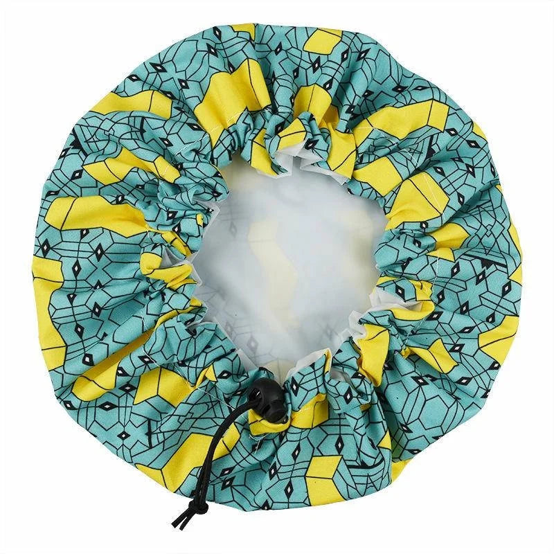 Gorro de Ducha de Doble Capa Ajustable – Protección Impermeable para Pelo en Niños
