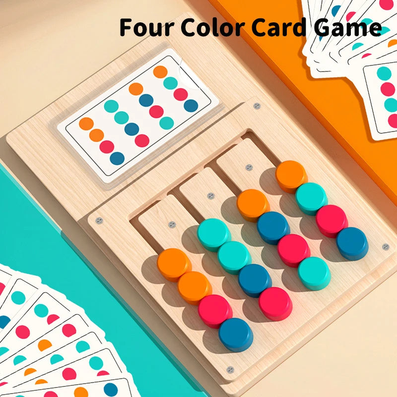 Rompecabezas Montessori de Colores y Formas – Lógica y Coordinación Manual