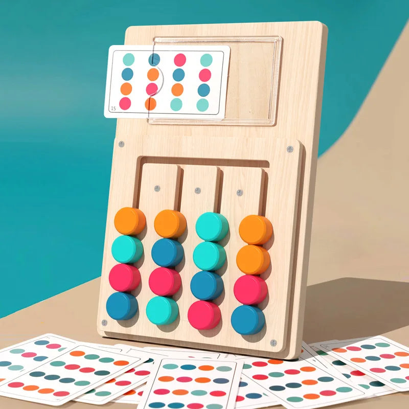 Rompecabezas Montessori de Colores y Formas – Lógica y Coordinación Manual