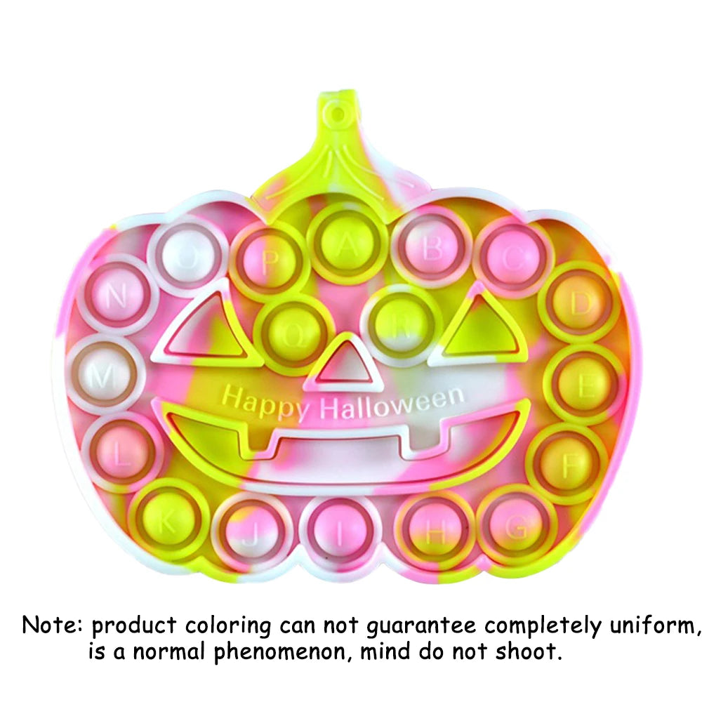 Juguete sensorial Push Pop Bubble Fidget, juguetes para aliviar el estrés, paquete para niños y adultos, herramientas antiansiedad de arcoíris, juguetes para aliviar el estrés de oficina