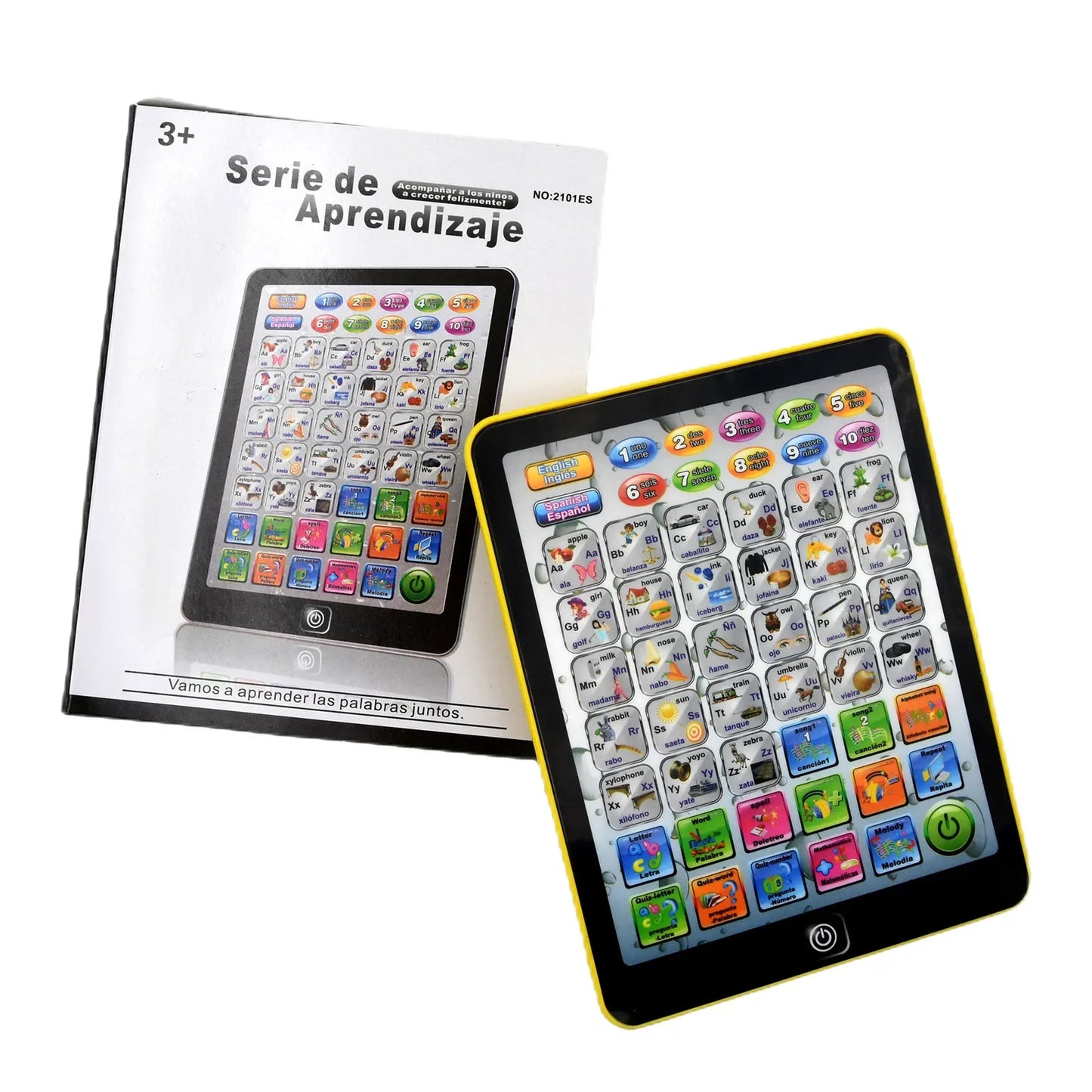 Mini Ordenador Educativo Bilingüe – Aprende Español e Inglés con Juegos Interactivos