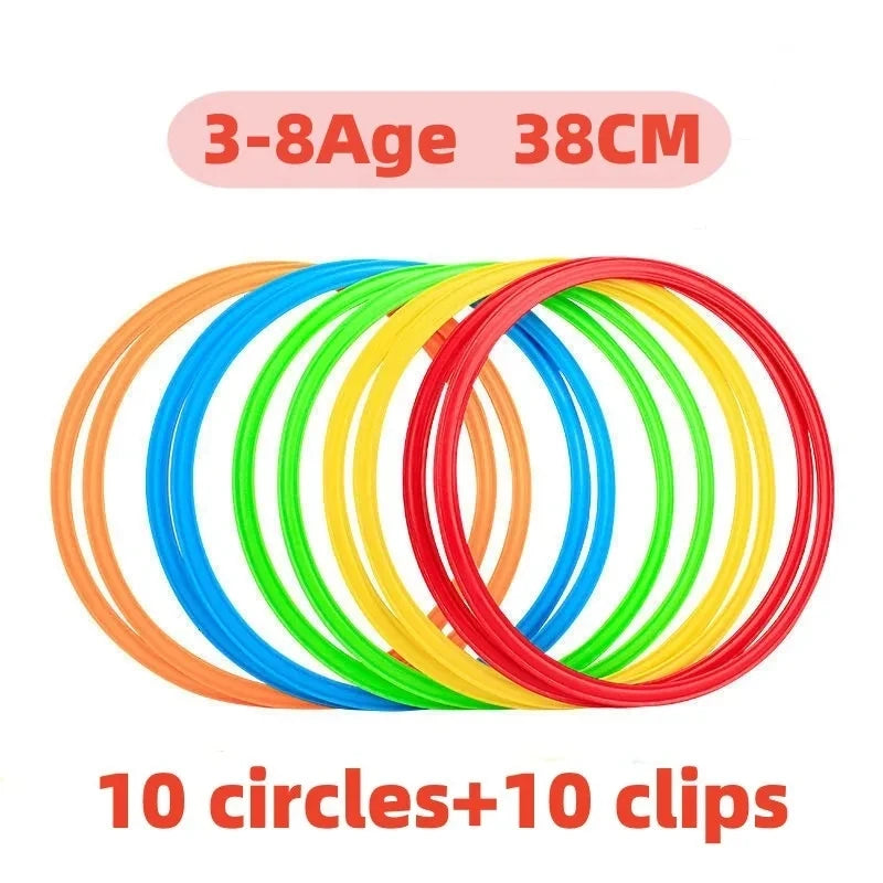 Escalera de Agilidad con Aros – Juego Activo para Coordinación y Motricidad